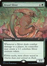 Brood Sliver (Extended Art) - Secret Lair Drop Series - Magic: The Gathering card