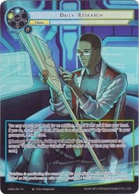 Daily Research (Full Art) - A New World Emerges - Force of Will card