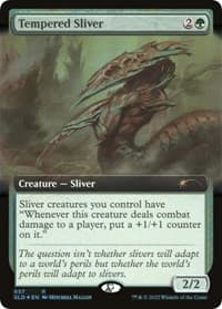 Tempered Sliver (Extended Art) - Secret Lair Drop Series - Magic: The Gathering card