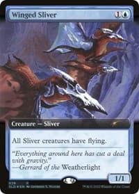 Winged Sliver (Extended Art) - Secret Lair Drop Series - Magic: The Gathering card