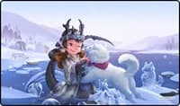 GamerMats Playmat - Snow Day (Premium Black Stitched) - GamerMats Playmats - Playmats card