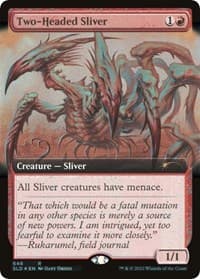 Two-Headed Sliver (Extended Art) - Secret Lair Drop Series - Magic: The Gathering card