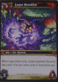 Logor Blackfist - Drums of War - WoW card