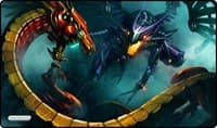 GamerMats Playmat - Mecha Battle (Premium White Stitched) - GamerMats Playmats - Playmats card