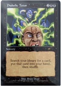 Diabolic Tutor (721) - Secret Lair Drop Series - Magic: The Gathering card