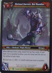 Michael Garrett, Bat Handler - Drums of War - WoW card