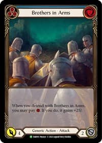 Brothers in Arms (Blue) - FAB093 - Flesh and Blood: Promo Cards - Flesh and Blood TCG card