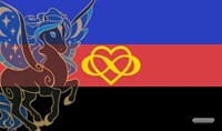 GamerMats Playmat - Polyamorous Unicorn Flag (Premium White Stitched) - GamerMats Playmats - Playmats card