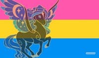 GamerMats Playmat - Pansexual Unicorn Flag - GamerMats Playmats - Playmats card