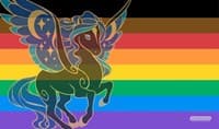 GamerMats Playmat - Intersectional Unicorn Flag - GamerMats Playmats - Playmats card