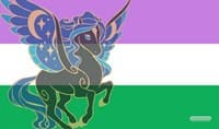 GamerMats Playmat - Genderqueer Unicorn Flag - GamerMats Playmats - Playmats card
