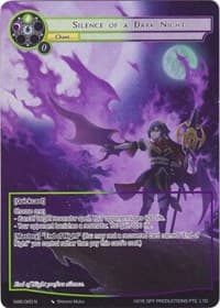 Silence of a Dark Night (Full Art) - A New World Emerges - Force of Will card
