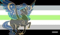 GamerMats Playmat - Agender Unicorn Flag (Premium White Stitched) - GamerMats Playmats - Playmats card