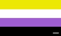 GamerMats Playmat - Non-Binary Pride Flag (Premium White Stitched) - GamerMats Playmats - Playmats card