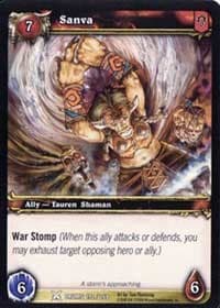 Sanva - Drums of War - WoW card