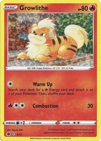 Growlithe - McDonald's Promos 2022 - Pokemon card