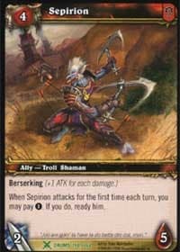 Sepirion - Drums of War - WoW card
