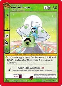 Breakfast Aliens - UFO: First Edition Release Event Deck - MetaZoo card