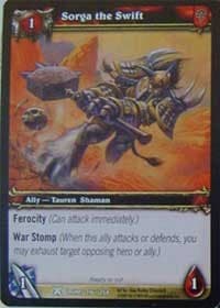 Sorga the Swift - Drums of War - WoW card