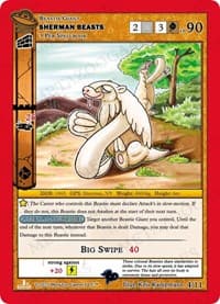 Sherman Beasts - UFO: First Edition Release Event Deck - MetaZoo card