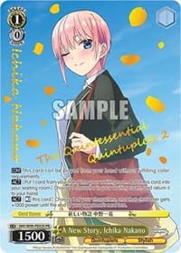 A New Story, Ichika Nakano (Foil) - The Quintessential Quintuplets 2 - Weiss Schwarz card
