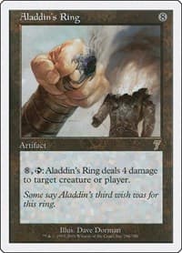 Aladdin's Ring - 7th Edition - Magic: The Gathering card