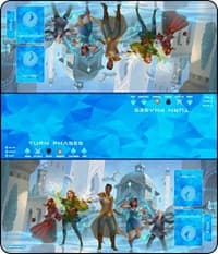 GamerMats Playmat - Magic Mages 2-Player XL Playmat (Magic Compatible) - GamerMats Playmats - Playmats card