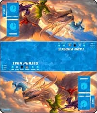 GamerMats Playmat - Flight Lessons 2-Player XL Playmat (Magic Compatible) - GamerMats Playmats - Playmats card