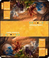 GamerMats Playmat - Baby Dragons 2-Player XL Playmat (Magic Compatible) - GamerMats Playmats - Playmats card
