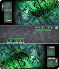 GamerMats Playmat - Army of the Dead 2-Player XL Playmat (Magic Compatible) - GamerMats Playmats - Playmats card