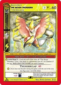 The Seven Thunders - UFO: First Edition Tribal Theme Decks - MetaZoo card