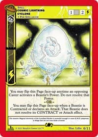 Cosmic Lightning Cyclone - UFO: First Edition Tribal Theme Decks - MetaZoo card