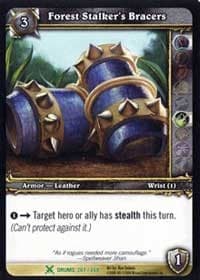 Forest Stalker's Bracers - Drums of War - WoW card