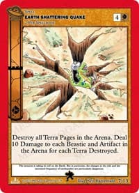 Earth Shattering Quake - UFO: First Edition Tribal Theme Decks - MetaZoo card