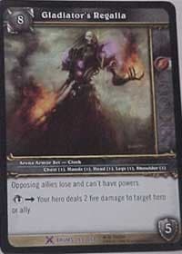 Gladiator's Regalia - Drums of War - WoW card