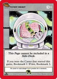 Patient Insight (Black Knight Satellite) - UFO: First Edition Tribal Theme Decks - MetaZoo card