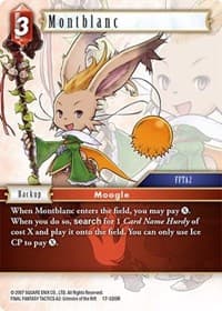 Montblanc - Rebellion's Call - Final Fantasy TCG card