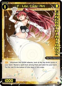F - Lite, Code: Art (August 2022) (Winner) - Promo Cards - WIXOSS card
