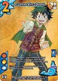 Capture Evil-Doers (Gen Con 2022) - UniVersus: My Hero Academia Promo Cards - UniVersus card
