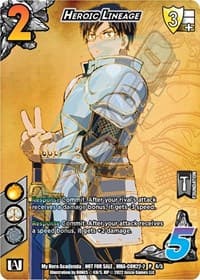 Heroic Lineage (Gen Con 2022) - UniVersus: My Hero Academia Promo Cards - UniVersus card