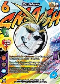 Ball Might (Anime Expo 2022) - UniVersus: My Hero Academia Promo Cards - UniVersus card