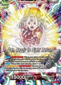 Pan // Pan, Ready to Fight Returns (Silver Foil) - Dawn of the Z-Legends - Dragon Ball Super: Masters card