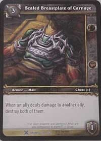 Scaled Breastplate of Carnage - Drums of War - WoW card