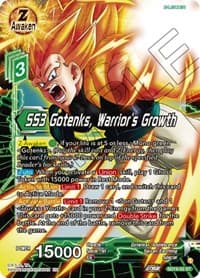 SS3 Gotenks, Warrior's Growth (Silver Foil) - Dawn of the Z-Legends - Dragon Ball Super: Masters card