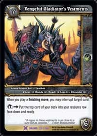 Vengeful Gladiator's Vestments - Drums of War - WoW card
