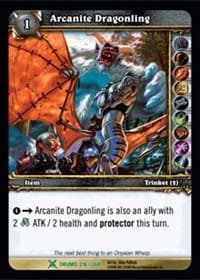 Arcanite Dragonling - Drums of War - WoW card