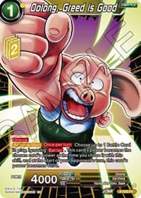 Oolong, Greed is Good - Promotion Cards - Dragon Ball Super: Masters card