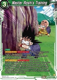 Master Roshi's Training - Dawn of the Z-Legends - Dragon Ball Super: Masters card