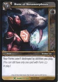 Rune of Metamorphosis - Drums of War - WoW card