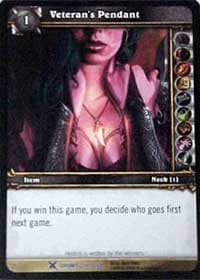 Veteran's Pendant - Drums of War - WoW card